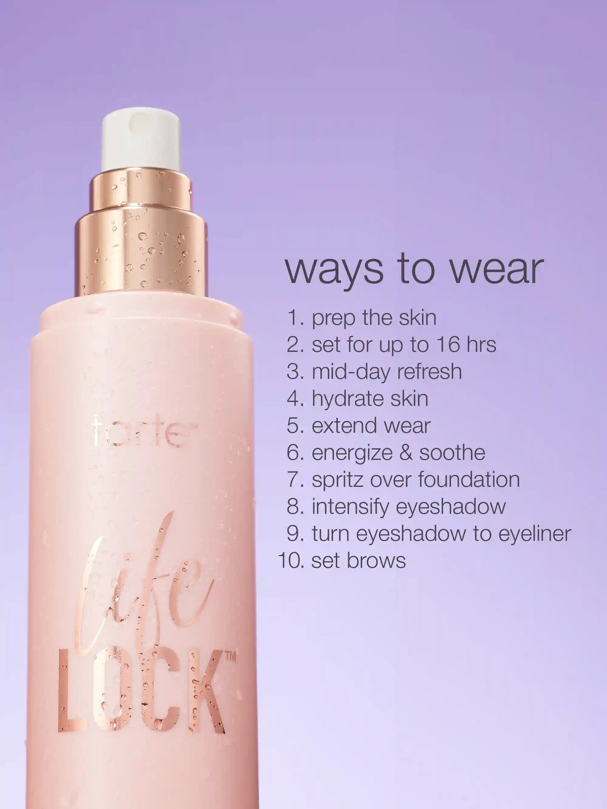 Life Lock™ hydrating setting spray