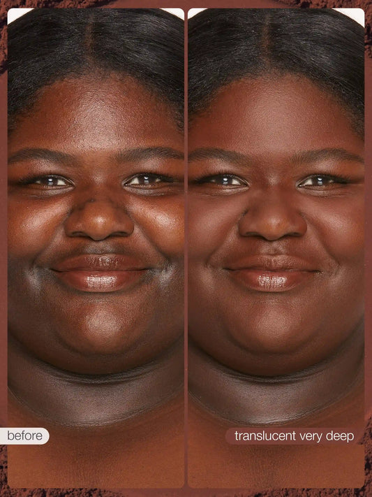 travel-size creaseless setting & brightening powder