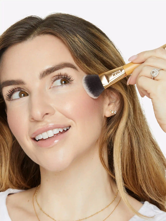 double-ended cheek brush