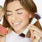 double ended cream face brush