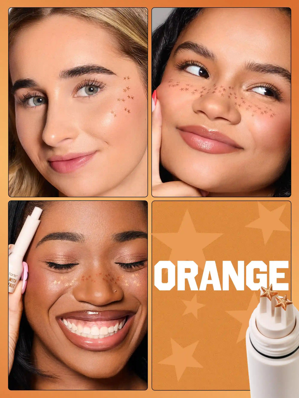 go with the faux™ starstruck freckle stamp