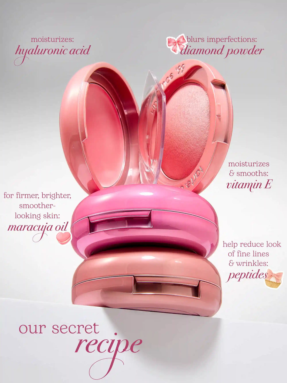 shape tape™ blur & blush - blurring concealer stick & macaron blush and glow duo