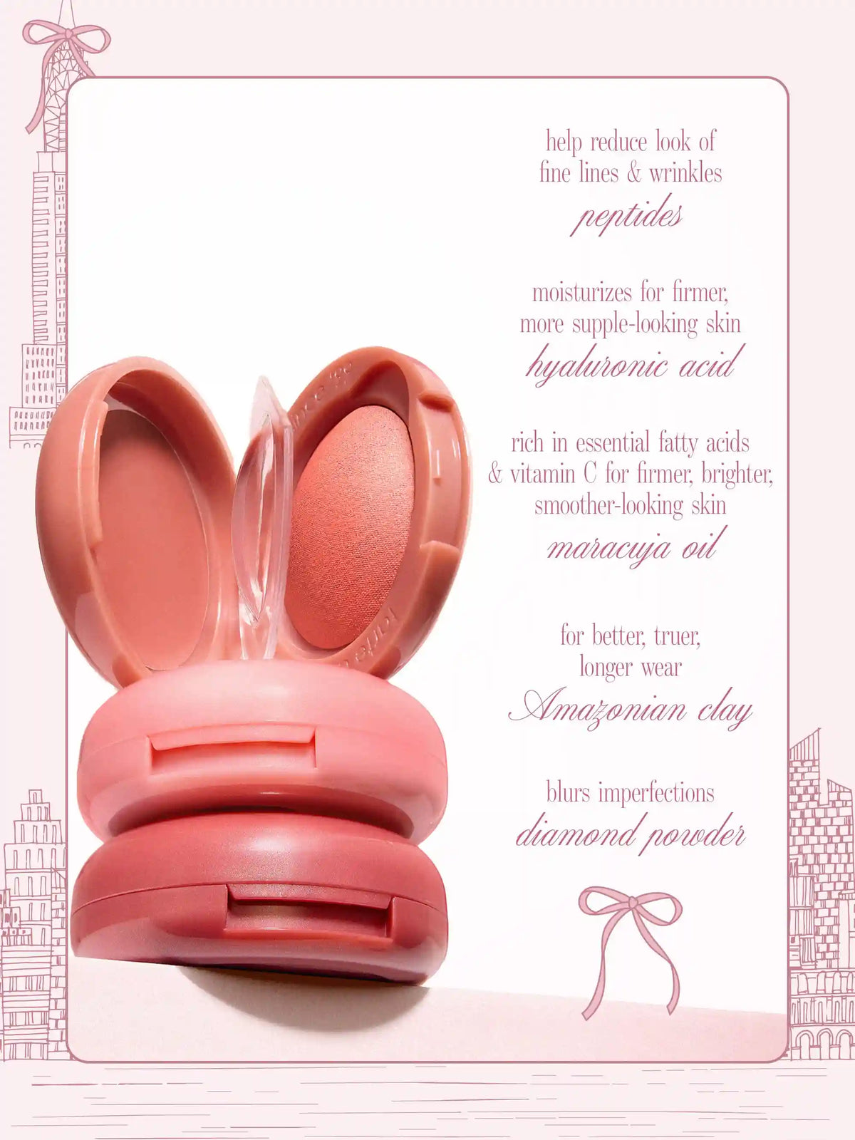 XOXO blush & glow™ macaron trio