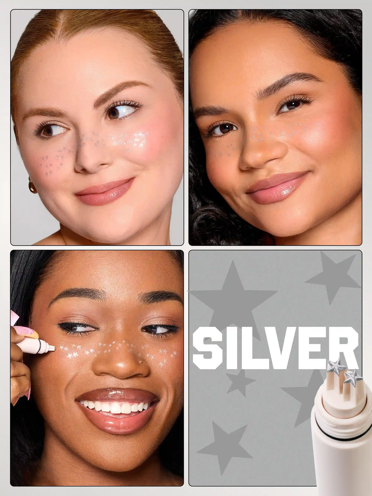 go with the faux™ starstruck freckle stamp