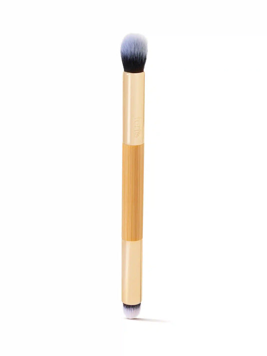 double-ended detail & buff concealer brush