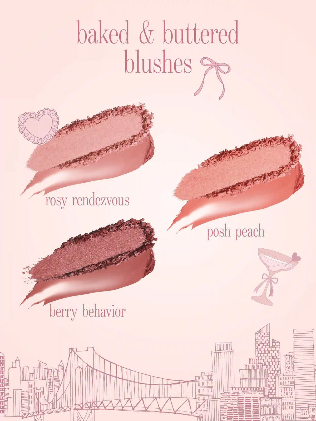 XOXO blush & glow™ macaron trio
