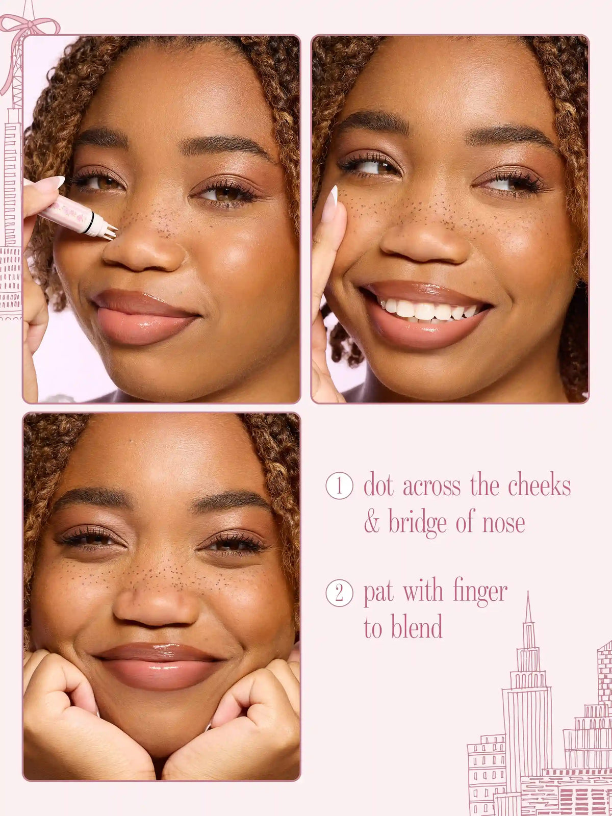limited-edition go with the faux freckle stamp