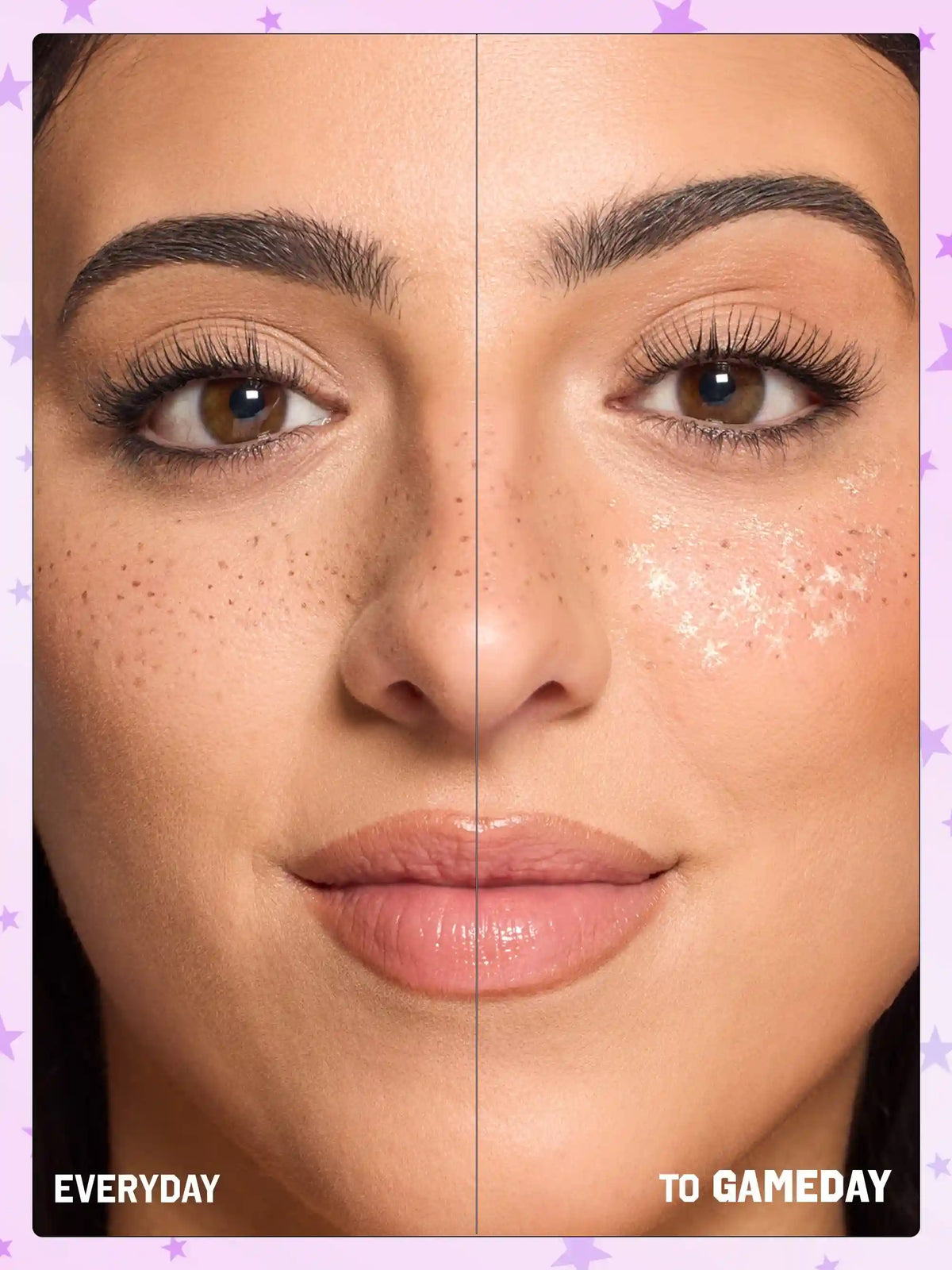 go with the faux™ starstruck freckle stamp